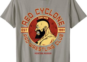 Zangief Timeline SF ALPHA Wrestler Wrestling Red Cyclone FGC T-Shirt