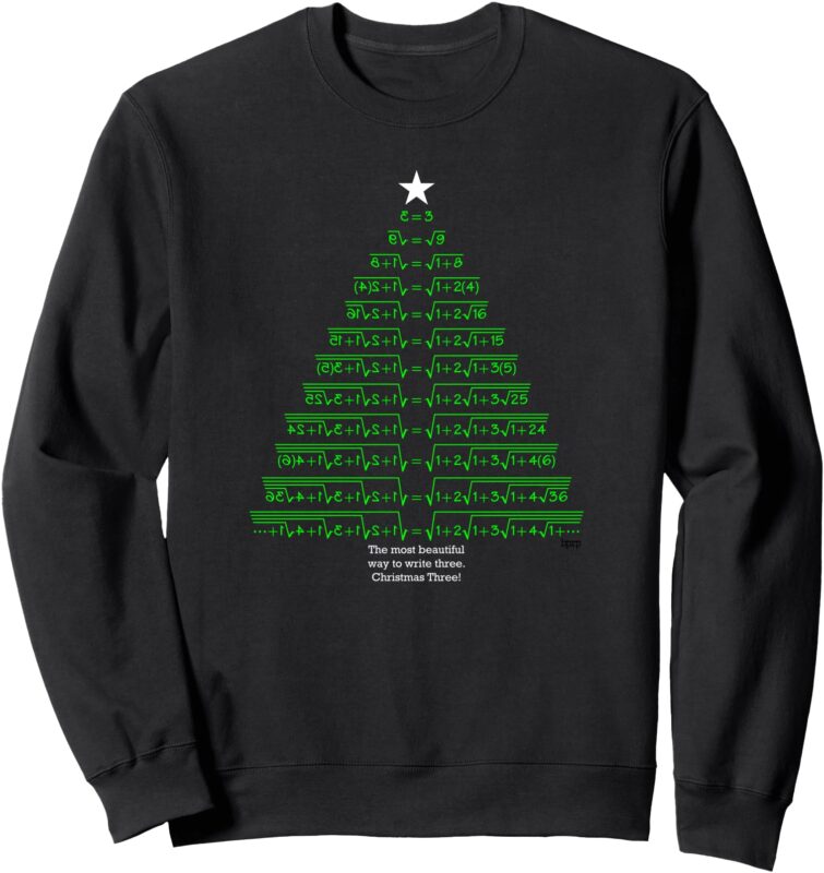 blackpenredpen Mathematicians’ BIG Christmas three Sweatshirt