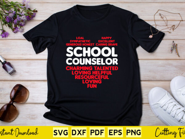 School counselor counseling guidance counselor t-shirt design