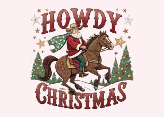 Howdy Christmas Sublimation