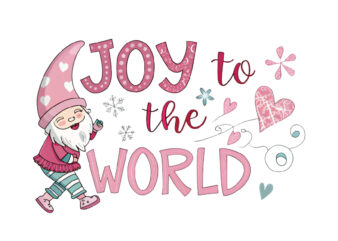 JOY TO THE WORLD PINK CHRISTMAS