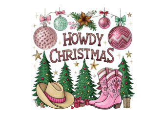 Howdy Christmas PINK CHRISTMAS