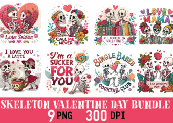 SKELETON VALENTINE DAY BUNDLE