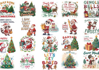 CHRISTMAS PNG DESIGN BUNDLE