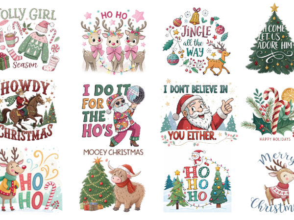 Christmas bundle 20 png t shirt vector file