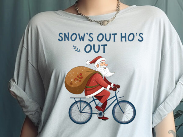 Snow’s out ho’s out png t shirt template vector