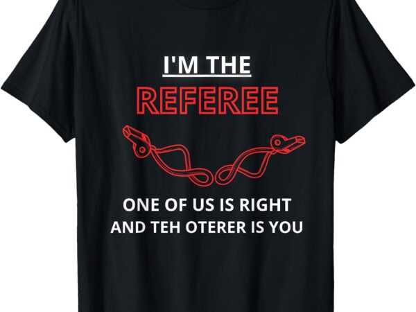 Referee design t-shirt