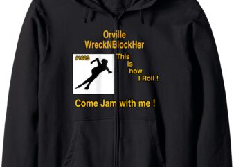 roller derby Zip Hoodie