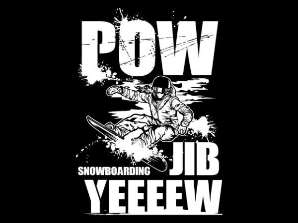 Snowboard term t shirt template vector