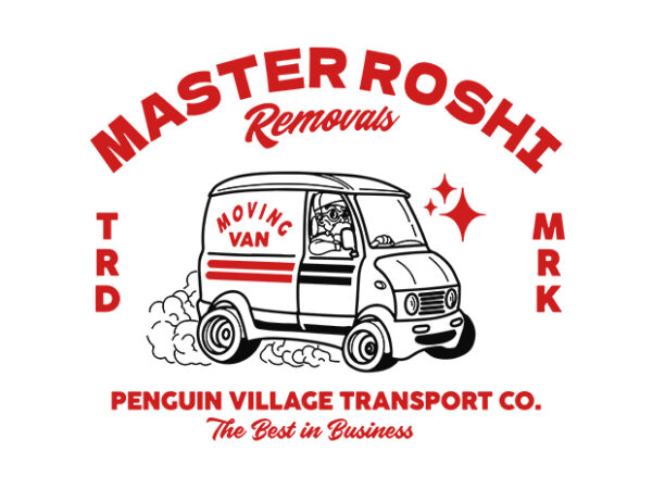 Master roshi removals t shirt designs for sale