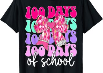 100 Days Of School Girls Teacher 100th Day Of School T-Shirt