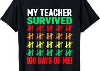 100 Days Of School Shirt Kids 100th Day Of School Costume T-Shirt