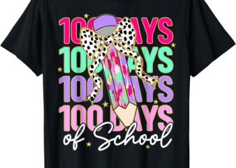 100 Days Of School Teacher 100th Day Of School Girls Kids T-Shirt