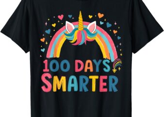 100 Days of School Smarter Unicorn Kids T-Shirt