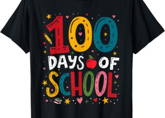 100 Days of School Teacher Kid Boys 2025 100th Day of School T-Shirt