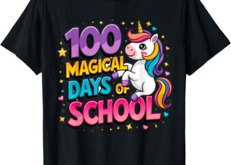 100 Magical Days of School Tee Celebration T-Shirt