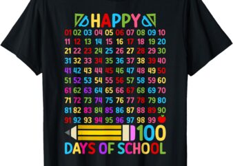 100th Day of School Teacher 100 Days Math Numbers Teacher T-Shirt