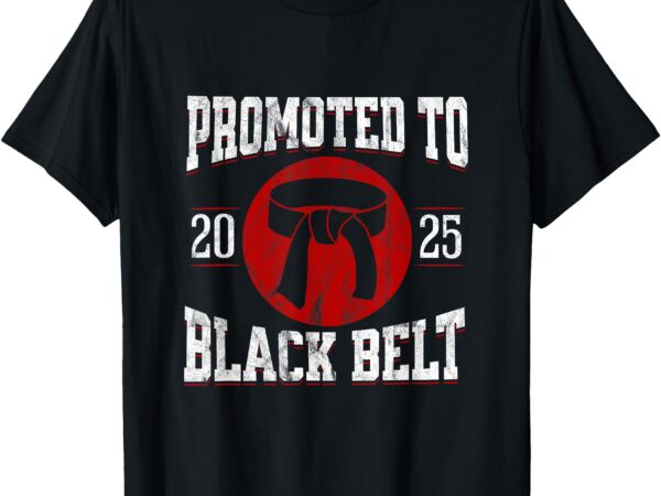 2025 black belt achievement tang soo do karate taekwondo t-shirt