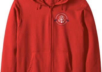 2025 Presidential Inauguration 47th President Trump Souvenir Zip Hoodie