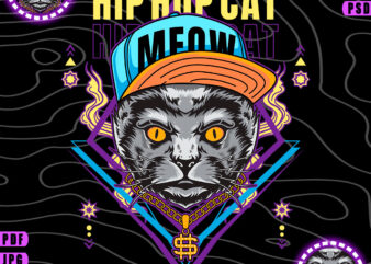 Hip Hop Cat Design