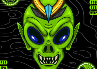 Alien Head Design