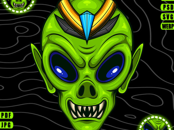 Alien head design