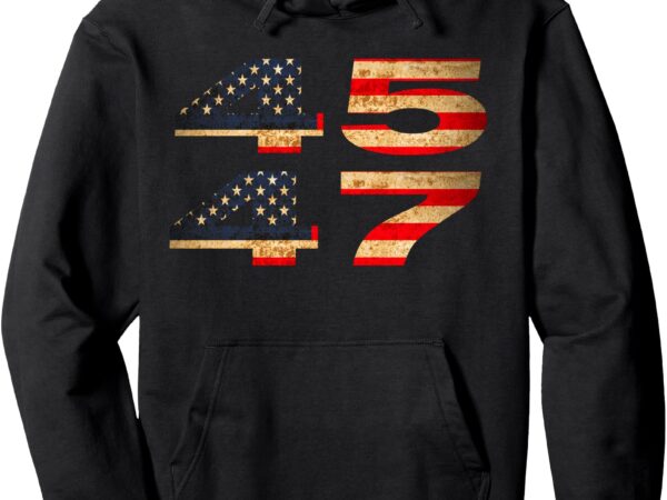 45 47 trump – 47th president trump inauguration day 45_47 pullover hoodie