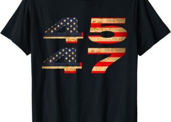 45 47 Trump – 47th President Trump Inauguration Day 45_47 T-Shirt