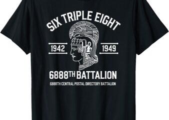 6888th Central Postal Directory Battalion 6 Triple 8th T-Shirt