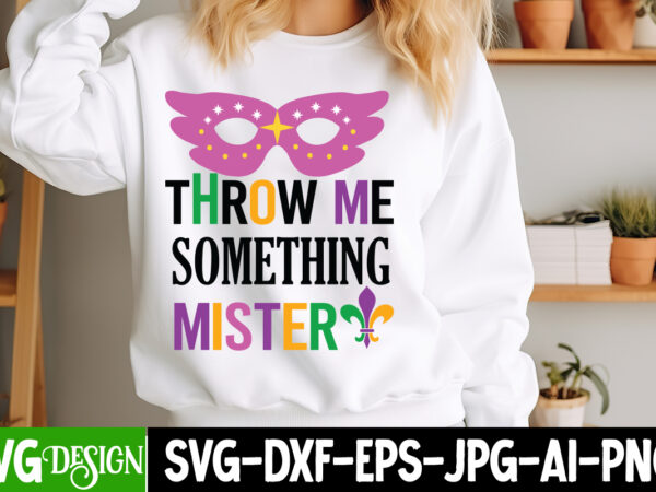 Throw me something mister t-shirt design, mardi gras svg, mardi gras cut file, mardi gras icons, mardi gras dxf, mardi gras design, mardi gr