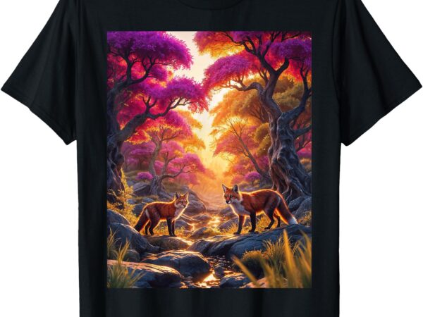 A pair of red foxes t-shirt