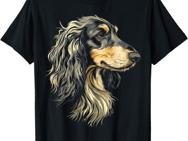 Afghan hound dog motif pet illustration afghan hound t-shirt