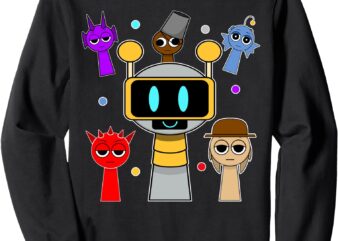 All The Best Sprunki Toys Around Fun Bot Sweatshirt