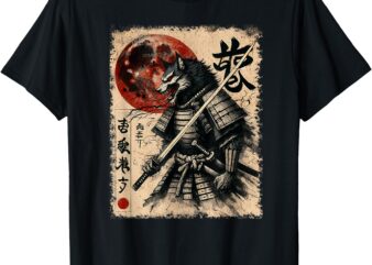 Alpha Werewolf Samurai Warrior T-Shirt