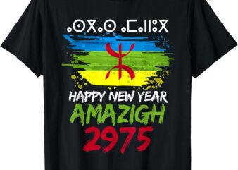 Amazigh Flag Happy Yennayer 2025 T-Shirt