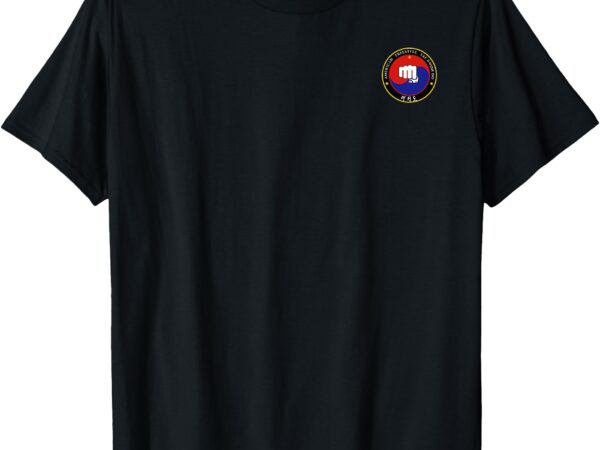 American freestyle taekwondo 2 sides t-shirt