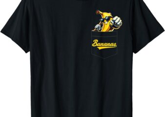 Bananas In The Pocket Cute Pocket Bananas T-Shirt