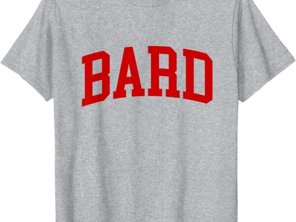 Bard vintage college arch retro athletic gym t-shirt