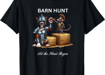 Barn Hunt Lover – warrior Rat and a Boxer Dog T-Shirt