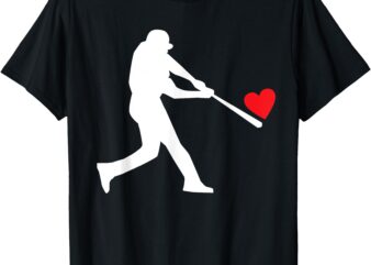 Baseball Funny Valentine T-Shirt