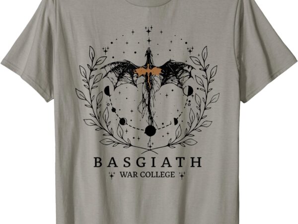 Basgiath war college fourth wing book dragon rider bookish t-shirt