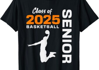 Basketball Senior Matching Class of 2025 Senior Basketball T-Shirt