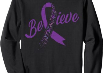 Believe Ribbon Lupus Awareness Month Support Gift Sweatshirt