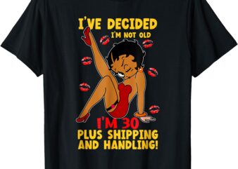 Black Betty Birthday Boop Motivational T-Shirt