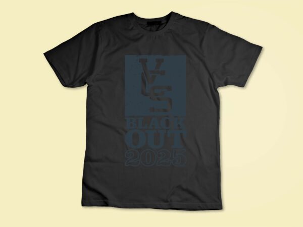 Vcs knights basketball black out 2025 t-shirt disign