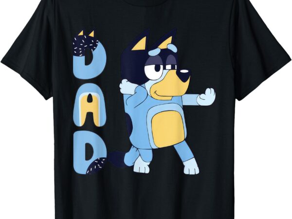 Blue dad tan blue heeler bandit dad retro 90s for men women t-shirt