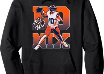 Bo Graphic Custom Nix Vintage Denver Pullover Hoodie