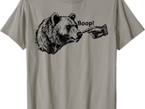 Boop bear meme funny bear t-shirt