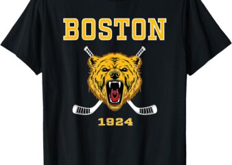 Boston Ice Hockey – Fear the Bear – Classic T-Shirt