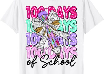 Bow 100th Day of School T-Shirt